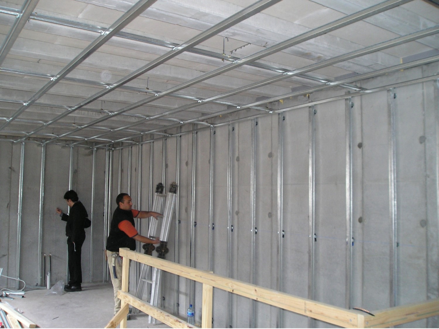Isolated Wall & Ceiling