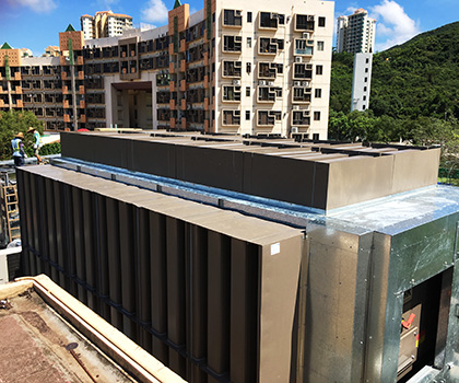 Discovery Bay Tai Pak Area 9A, Hong Kong - NAP Acoustic Enclosure and Silencers for Chiller