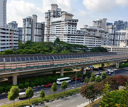 Mass Rapid Transit, Singapore - NAP Noise Barriers